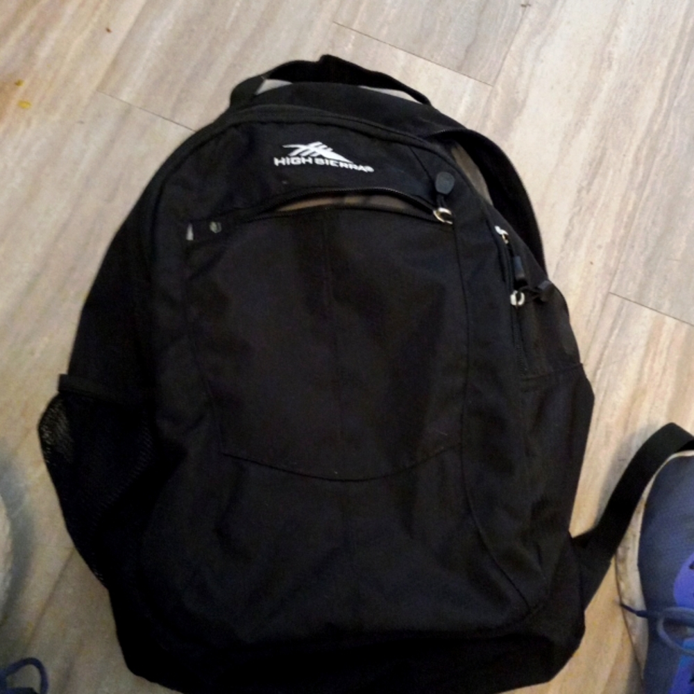 High Sierra Black  Backpack